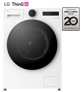 LG F964X71WSTA Lave-Linge séchant hublot - 9 kg - Classe D