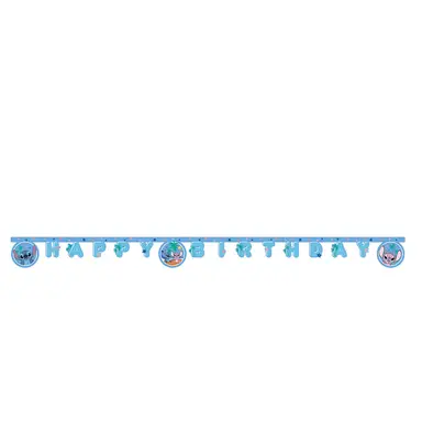 Stitch & Angel Paper "Happy Birthday" Banner