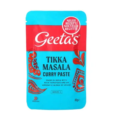 Geetas Tikka Curry Paste 80G