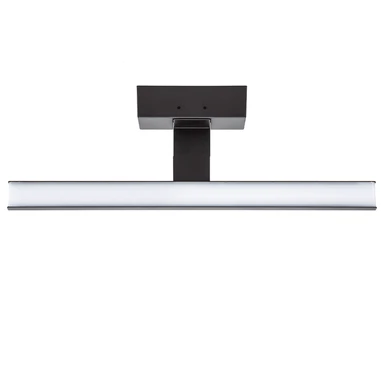 Aigostar LED-Spiegellampe, Aluminium & PC, Schwarz, 8W, 4000K