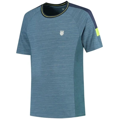 Kswiss Hypercourt Melange Indian Teal T-Shirt S