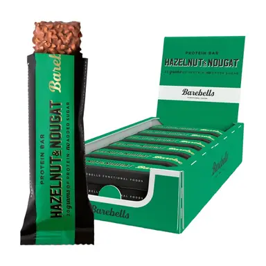 Barebells Protein Bar - 12 x 55 g - Haselnuss & Nougat
