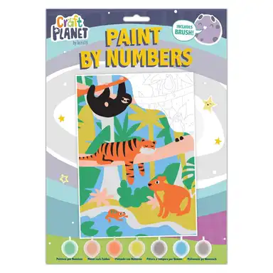 Craft Planet Rainforest Paint By Numbers