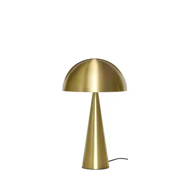 Lampe de table haute en laiton Mush