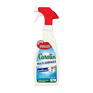 CAROLIN Spray Nettoyant Multi Surfaces Au Bicarbonate 650Ml