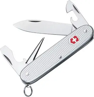 Victorinox Pioneer Alox Zakmes - 9,3 cm, Zilver