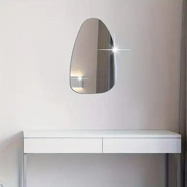 1pc PVC mirror sticker, irregular mirror sticker, wall decoration, 20*30cm
