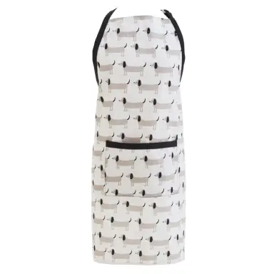 Maison by Premier Kitchen Apron Sausage Dog Cream/Black