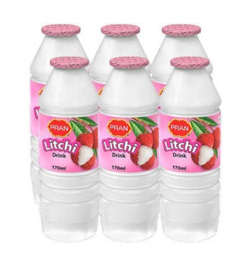 Pran 6Pk Litchi Drink