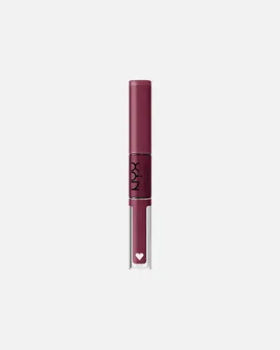 Shine Loud Vloeibare Lippenstift met Transparante Lipgloss Cool Plum 09 Make It Work Langhoudend
