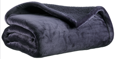 Plaid Michka Bleu Marine 130 x 160 cm