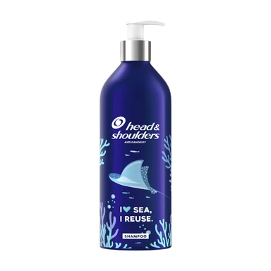 HEAD & SHOULDERS Classic - Bouteille Rechargeable Aluminium + Shampoing - 430ml