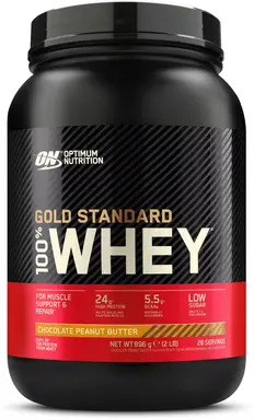Optimum Nutrition Gold Standard 100% wei eiwit chocolade pinda boter 896 g