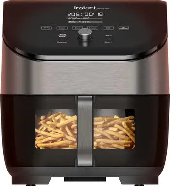 Instant Pot Instant Vortex ClearCook OdourErase 5.7L Digitale Airfryer - 6-in-1 Slimme Programma's - RVS