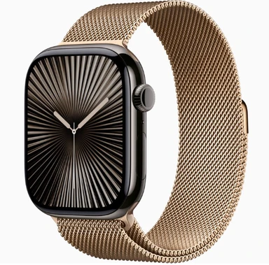 APPLE Watch Series 11 GPS + Cellular 42mm Slate Titanium Case with Slate Milanese Loop