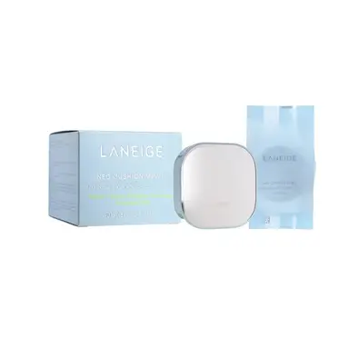 LANEIGE NEO Cushion Foundation 17N (Blue/Blauw) - volle inhoud + navulling (2 x 15 g) - 30 g