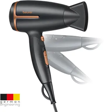 Beurer HC25 - Reishaarföhn - 1600W Ionisch Opvouwbaar Wereldspanning