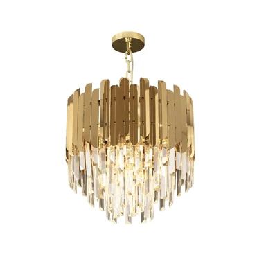 Kitoney Moderner Goldener Kronleuchter mit 3 Lichtern für Wohnzimmer und Esszimmer