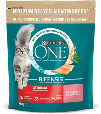 Purina ONE BIFENSIS Sterilcat mit Lachs 1x750 g