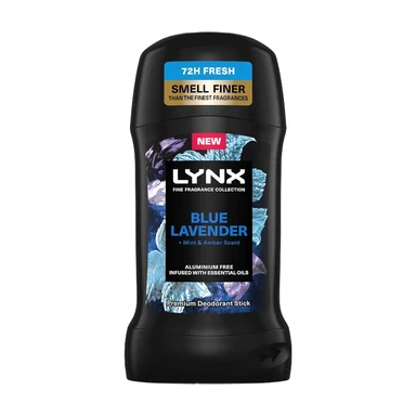 Lynx Fine Fragrance Collection Premium Deodorant Stick Blue Lavender 50ml
