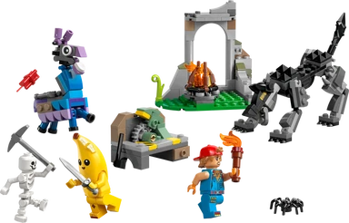 LEGO® Fortnite® Peely en Sparkplugs Kamp - 77075