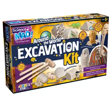 Science Mad Around the World 10 in 1 Excavation Kit