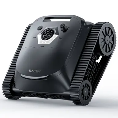 [Marktaktion - 269,99 € mit kostenlosem Lieferung am nächsten Tag] XUSHIDZ Poolreinigungsroboter SP5, 180 Min. Laufzeit, Wandklettern & Wasserlinienreinigung, Bis zu 3.230 sq.ft, 4 Reinigungsmodi, Intelligente Navigation, One-Touch-Start, Auto-Parken