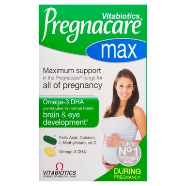 Vitabiotics Pregnacare Max During Pregnancy Dual Pack Capsules - 84 Tablets & Capsules