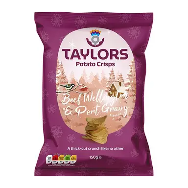 Taylors Beef Wellington and Port Gravy Christmas Crisps 150g