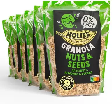 Holie's Granola Nuts & Seeds - 6 x 350g