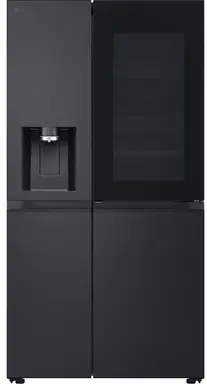 LG GSXE91EVAD 628 L Amerikaanse koelkast zwart | InstaView | DoorCooling+ | UVNano