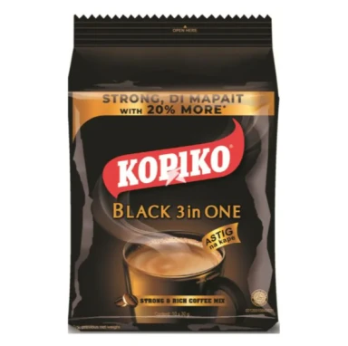 KOPIKO Coffee Black 3in1 10x25g 三合一黑咖啡