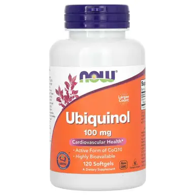 NOW Foods Ubiquinol, 100mg - 120 Softgels