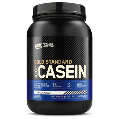 Optimum Nutrition Gold Standard Casein Time Release - Protéines, 100 %, saveur Cookies & Cream, 924 g (28 portions)