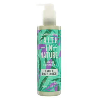 Faith In Nature Soothing Lavender & Geranium Hand & Body Lotion 400ml