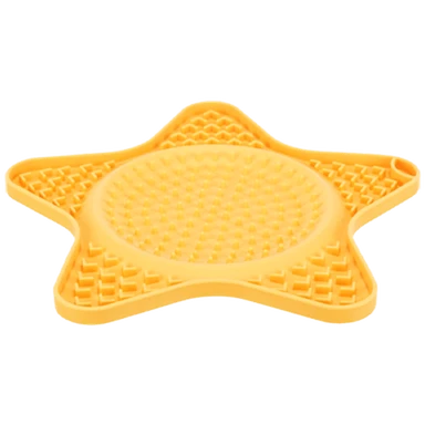 TRIXIE LICK 'N' SNACK MAT STER GEEL 23,5CM