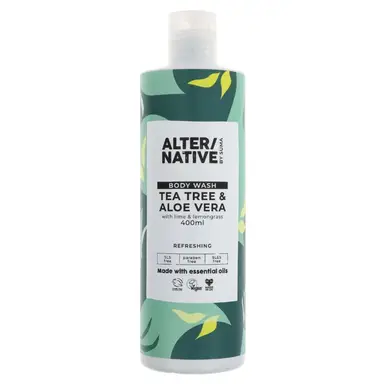 Alter/native By Suma Body Wash - Tea Tree & Aloe 400ml