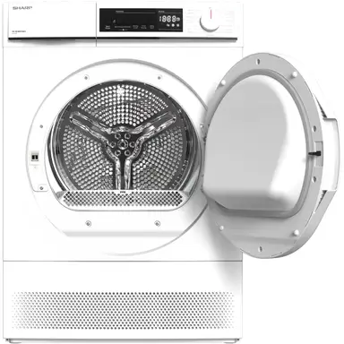 [Free Installation] Sharp KD-NCB8S7PW91-EN 8kg Condenser Tumble Dryer - White - B Rated