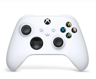 Microsoft Offiziell Xbox Series X/S - kabelloser Controller - Robot White (Xbox One/Xbox Series X/S/PC)