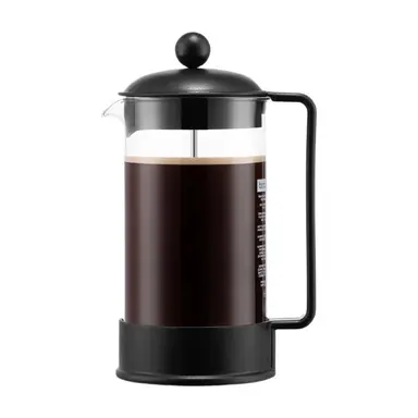 Bodum Brazil Cafetière à piston noir - 1 L