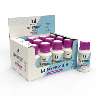 MyProtein Pre Workout Pre-Workout Energy Support Shot Sour Berry Flavour - 12 x 30g