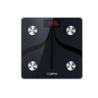 Renpho A005 Smart Body Fat Weighing Scale, Measures BMI, Smart Weighing Scales for Body Composition, Bluetooth Enabled with App connectivity