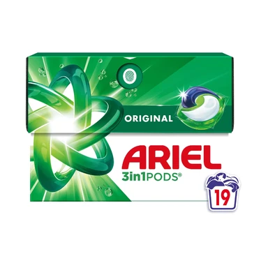 ARIEL Capsules 3-en-1 Original 19 doses 345,8g