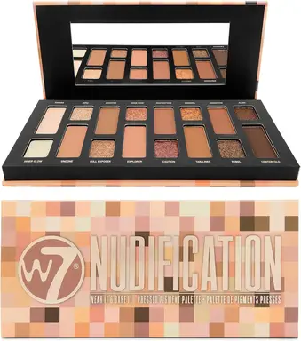 nan W7 E schaduwpalet NUDIFICATION