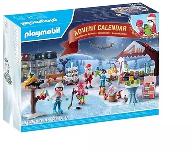 Playmobil adventskalender kerstmarkt bouwset - 71472