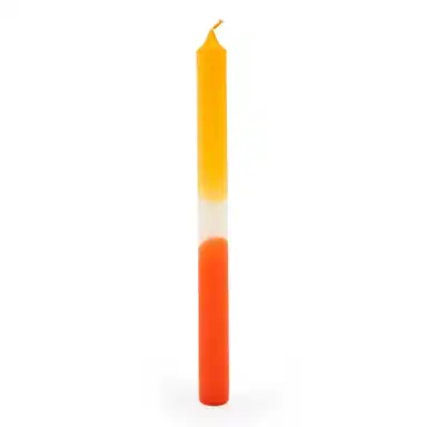 Candlelight Taper Candles Ombre Orange 6pcs
