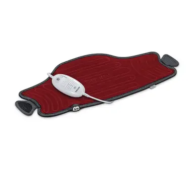 Beurer Easy-Fix Multifunctional Heat Pad | Targeted heat application for your neck, back, stomach and joints - Red, HK55 