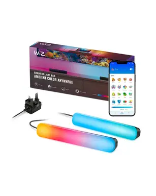 WIZ Smart Light Bars LED Black 30cm 2pcs