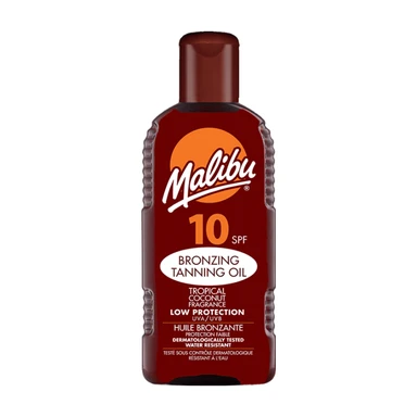 MALIBU 200ML SPF 10 BRONZING TANNING OLIE