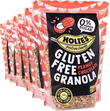 Holie's Granola Glutenfree Peanut Chocolate - 6 x 330g